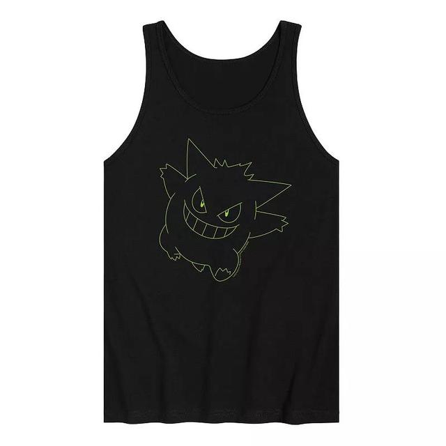 Mens Pokemon Gengar Face Tank Top Product Image