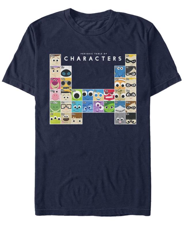 Mens Disney Pixar Periodic Table Of Characters Tee Product Image