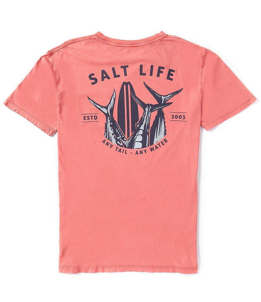 Salt Life Any Tail Any Water Short Sleeve Graphic Pocket T-Shirt Product Image