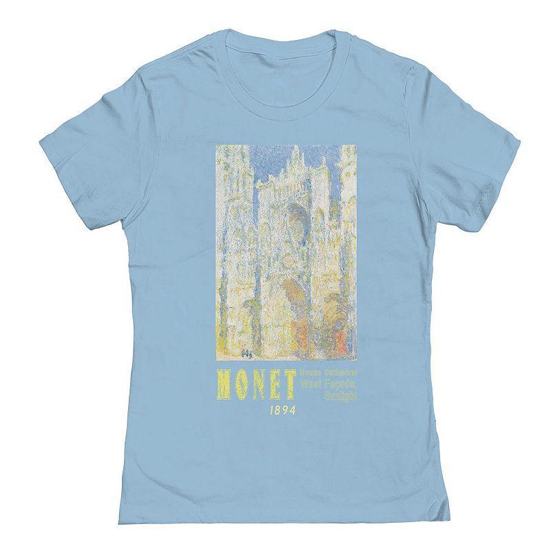 Juniors Monet - Rouen Cathedral Womens Graphic Tee, Girls Product Image