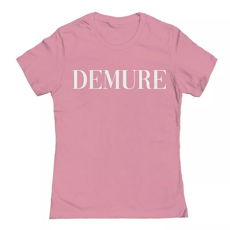 Juniors / Womens Demure Mag Graphic Tee, Girls Product Image