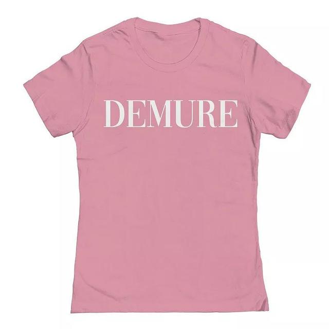 Juniors / Womens Demure Mag Graphic Tee, Girls Product Image