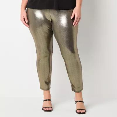 Bold Elements Plus Womens Mid Rise Full Length Leggings Product Image