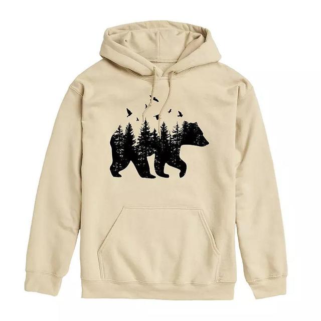 Mens Forest Bear Silhouette Hoodie Product Image