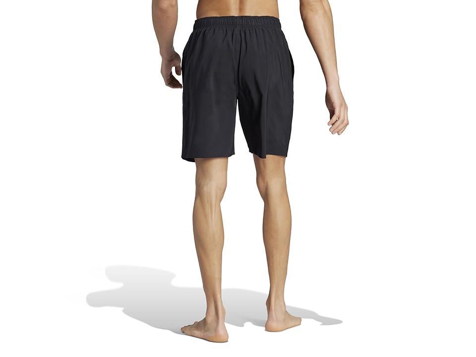 adidas Solid CLX Classic-Length Swim Shorts Lucid Lemon) Men's Swimwear Product Image