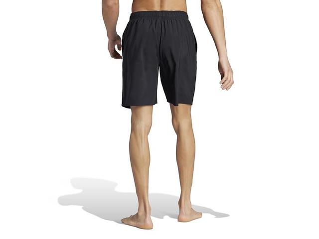 adidas Solid CLX Classic-Length Swim Shorts Lucid Lemon) Men's Swimwear Product Image