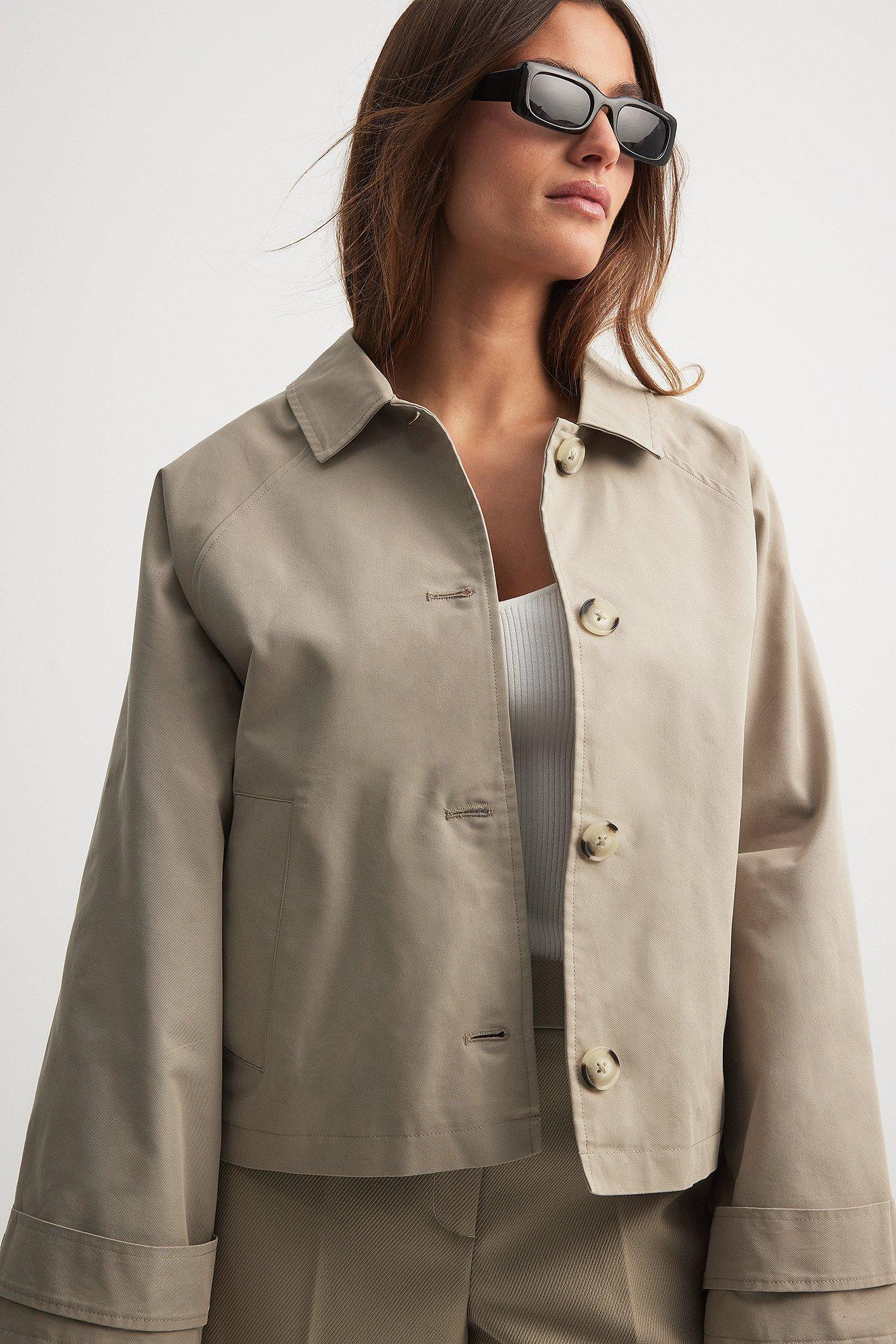 Boxy Short Trenchcoat Product Image