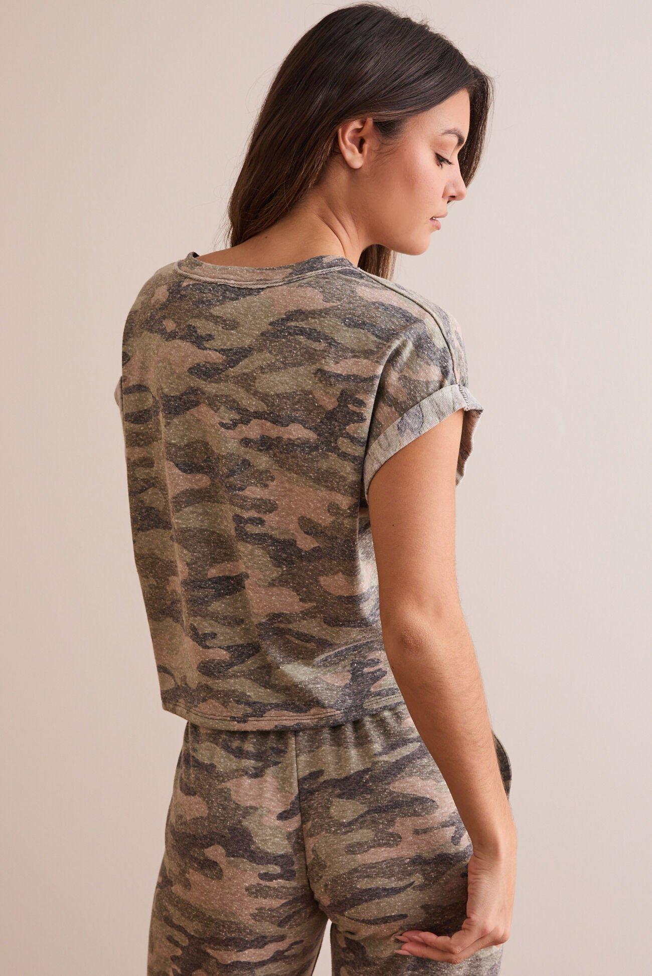 Off Duty Camo Boxy Tee Product Image