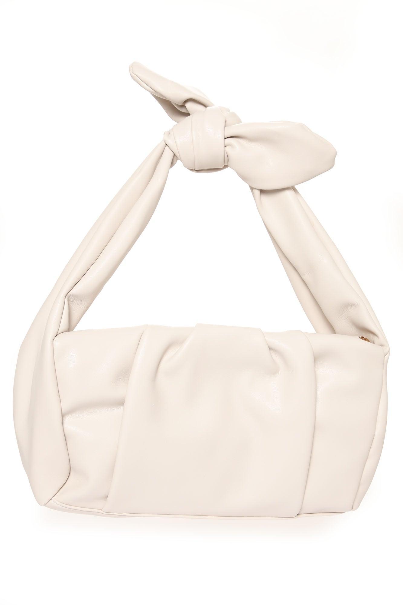 Tie Us Together Shoulder Handbag - Ivory Product Image