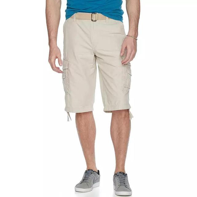 Mens Unionbay Cordova Messenger Belted Cargo Shorts Product Image