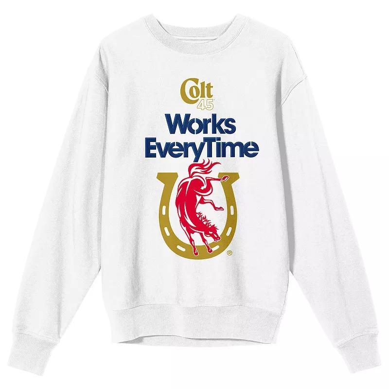 Womens Colt 45 Logo Works Every Time Long Sleeve Graphic Tee Product Image