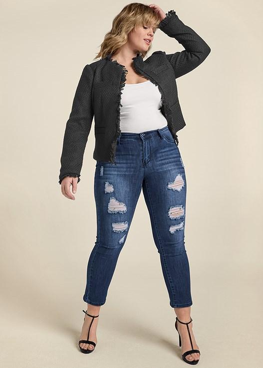 Ripped Skinny Jeans Product Image