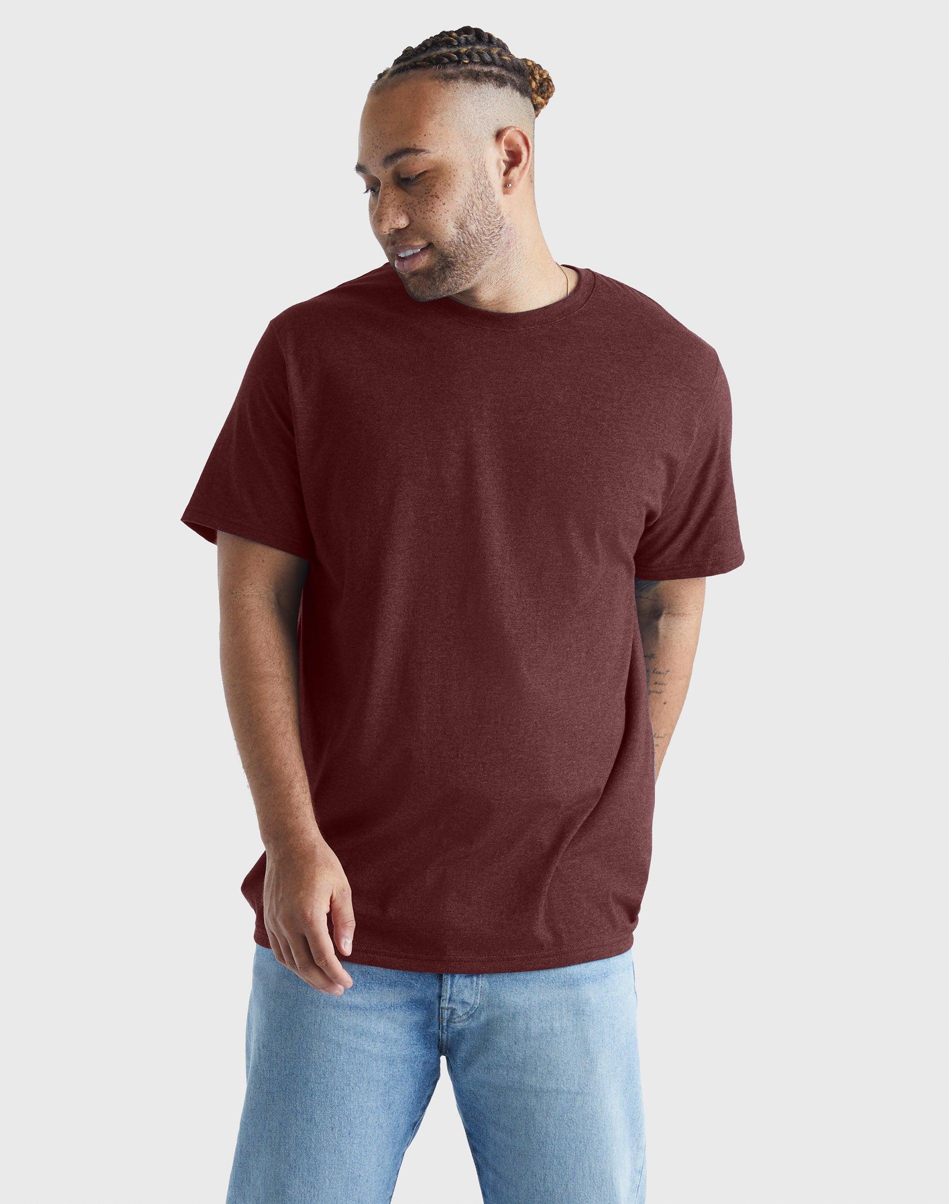 Mens Hanes Originals Cotton Short Sleeve T-shirt Product Image