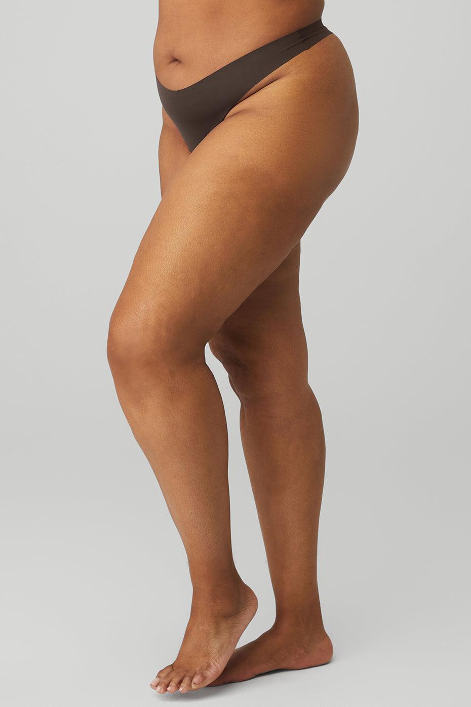 Airbrush Invisible Thong - Raisin Female Product Image