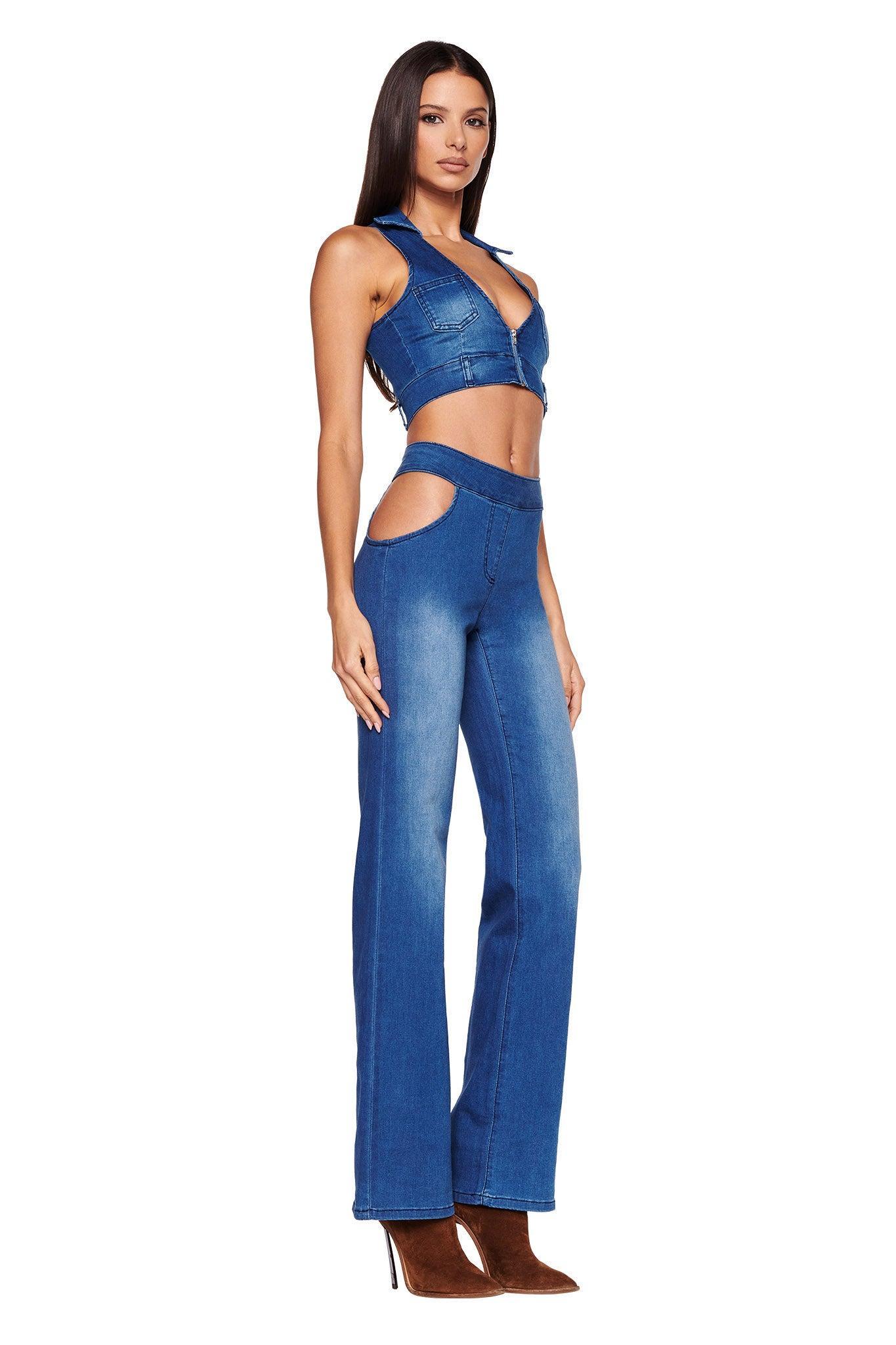 KAYLA PANT - BLUE Product Image