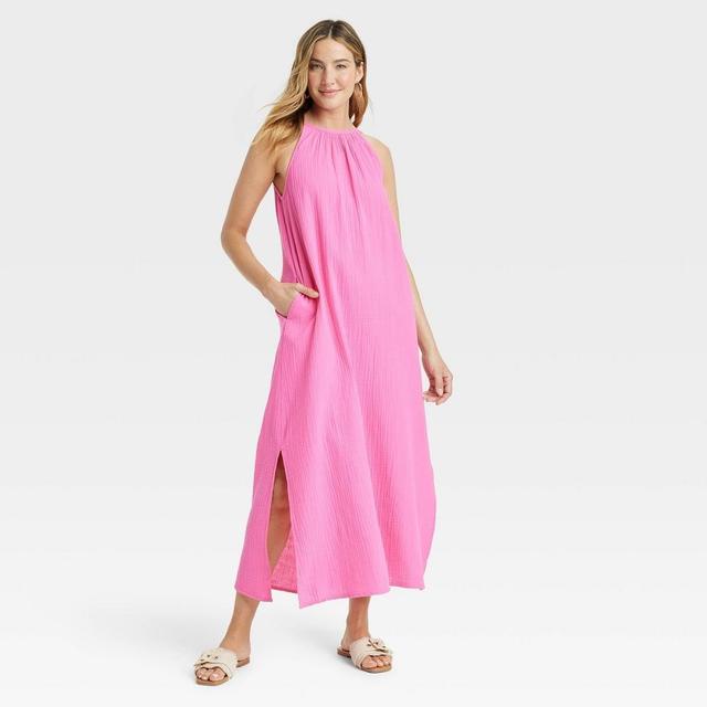 Womens Scoop Back Maxi Shift Dress - Universal Thread L Product Image