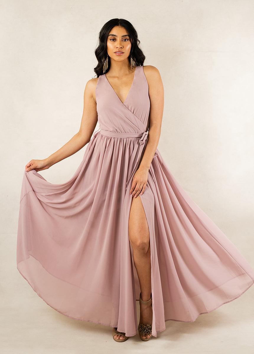 Miriam Bridesmaid Dress in Woodrose Product Image