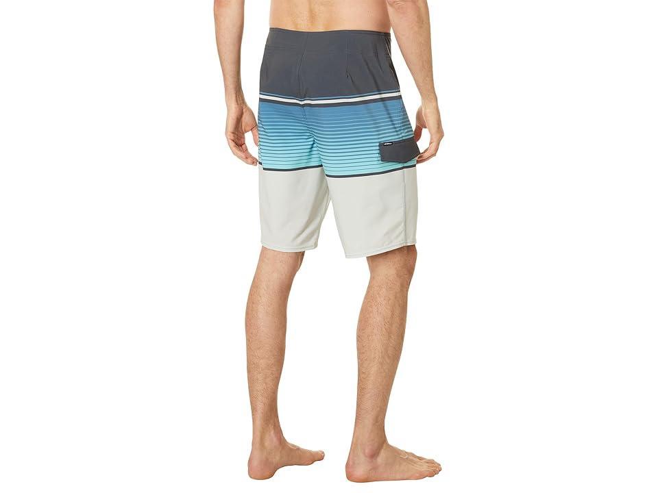 O'Neill Lennox Stripe 21 (Fog) Men's Swimwear Product Image