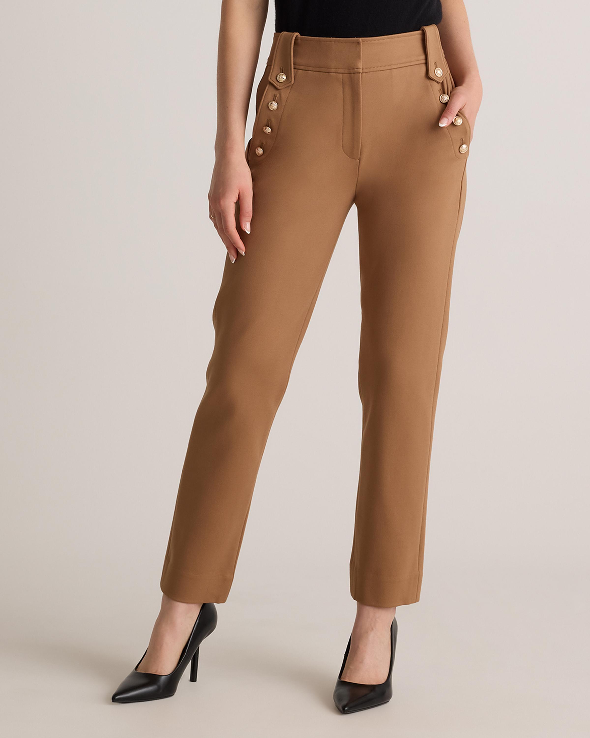 Ultra-Stretch Ponte Straight Leg Mariner Pants product image