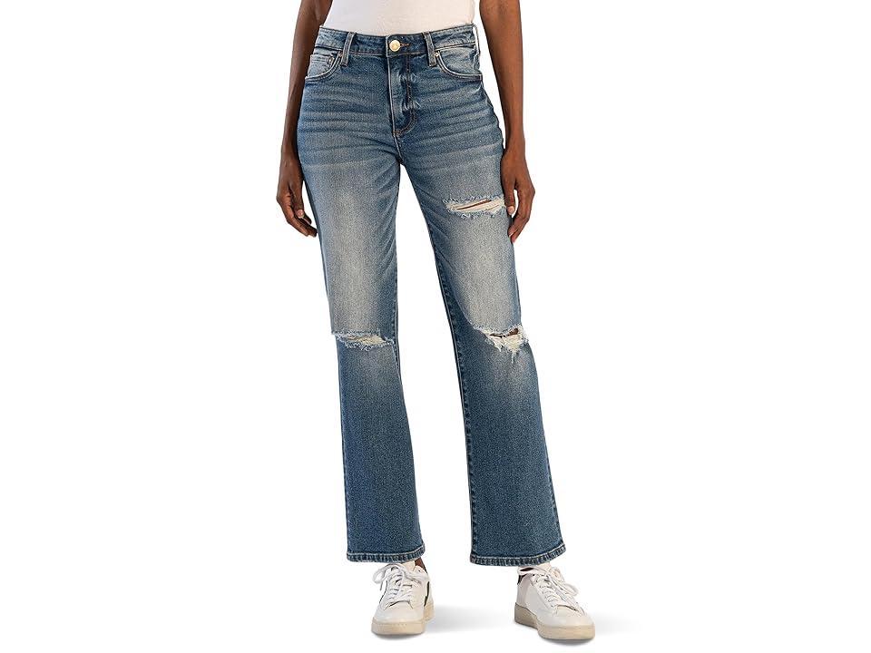 KUT from the Kloth Nadia High-Rise Flare-5 Pockets In Reduced (Reduced) Women's Jeans Product Image