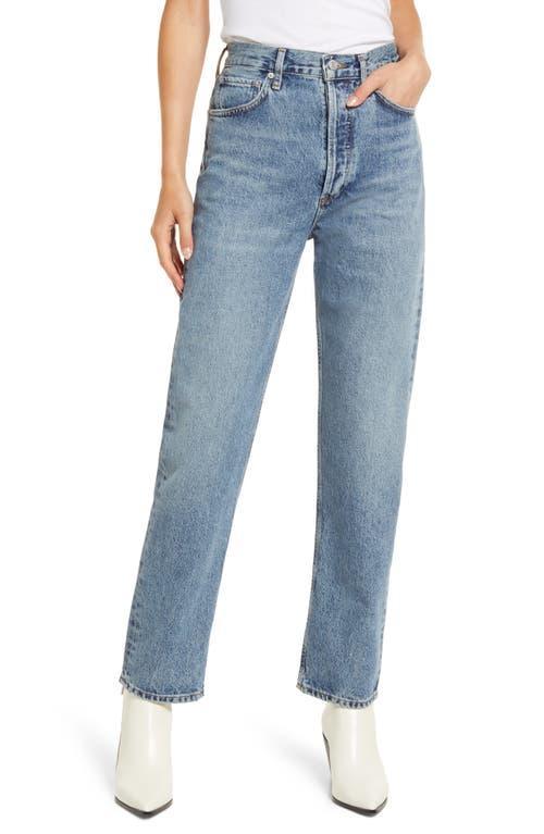 AGOLDE Womens 90s Pinch High Waist Straight Leg Organic Cotton Jeans Product Image