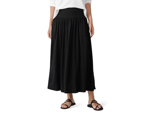 Eileen Fisher Full Length Gathered Skirt Women's Skirt Product Image