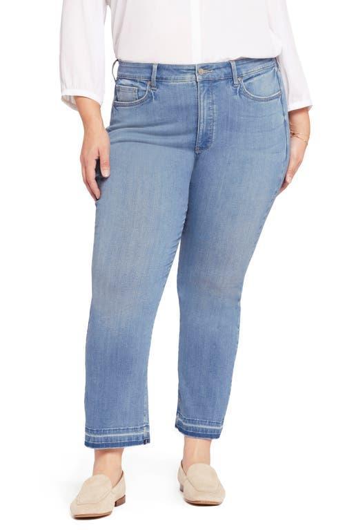 NYDJ Marilyn High Waist Release Hem Ankle Straight Leg Jeans Product Image