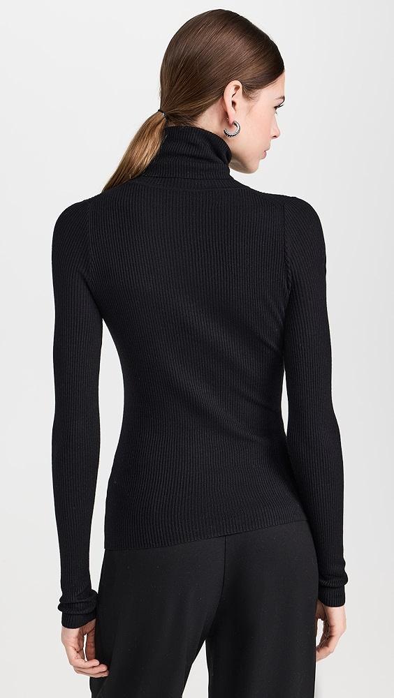 Enza Costa Silk Sweater Layering Turtleneck | Shopbop Product Image