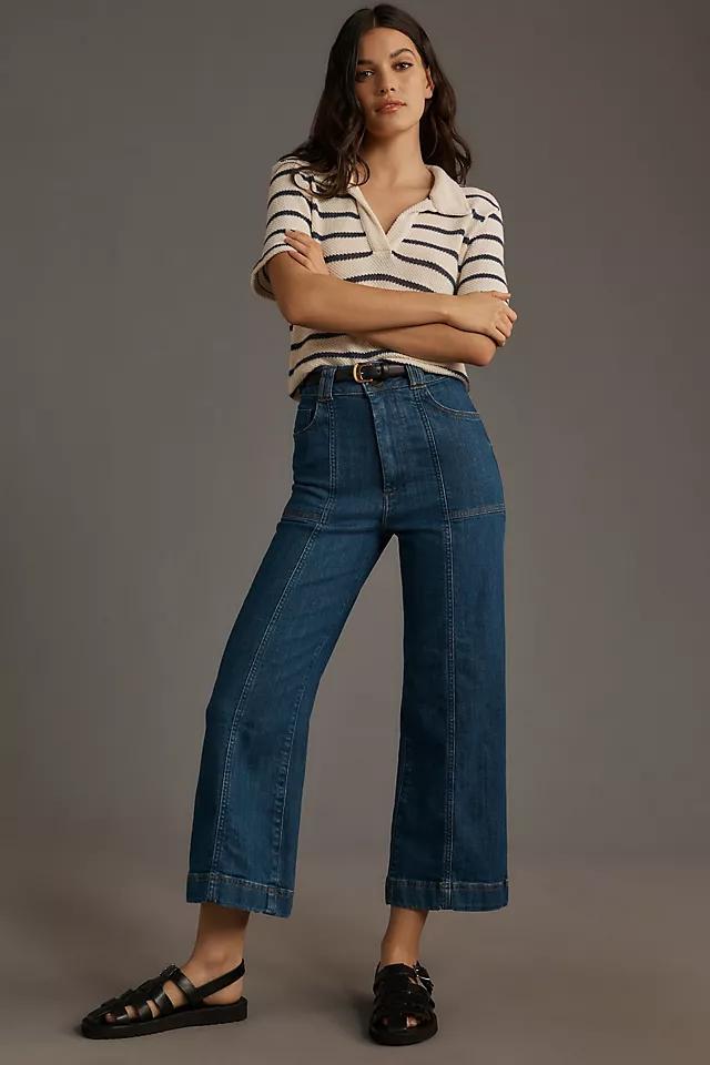 The Skipper High-Rise Wide-Leg Pants by Pilcro: Denim Edition Product Image