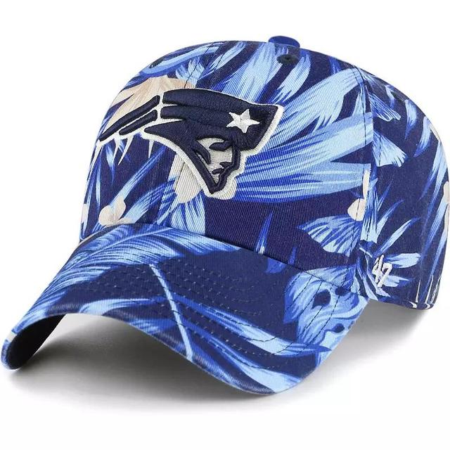 Womens 47 New England Patriots Tropicalia Clean Up Adjustable Hat, Blue Product Image