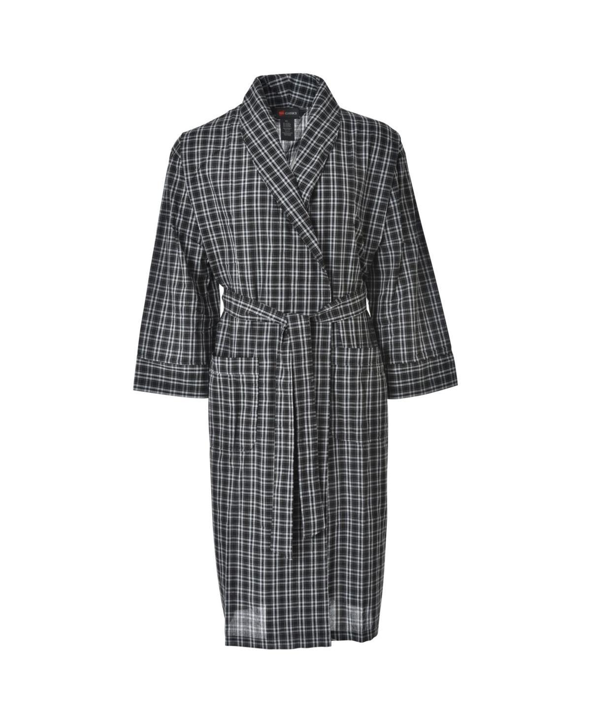 Big & Tall Hanes Lightweight Woven Shawl Robe, Mens Product Image