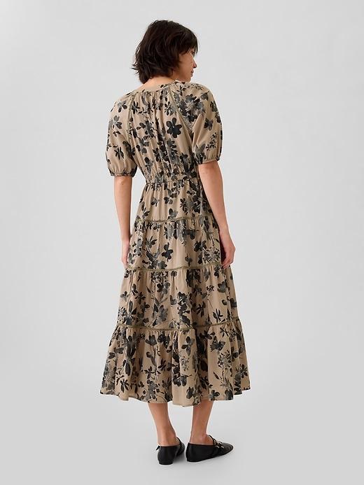 Tiered Maxi Shirtdress Product Image