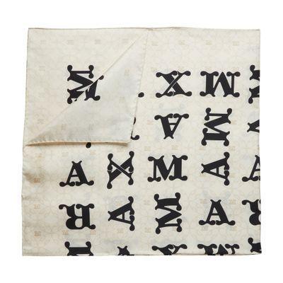 Carre 90 Scarf In White Product Image