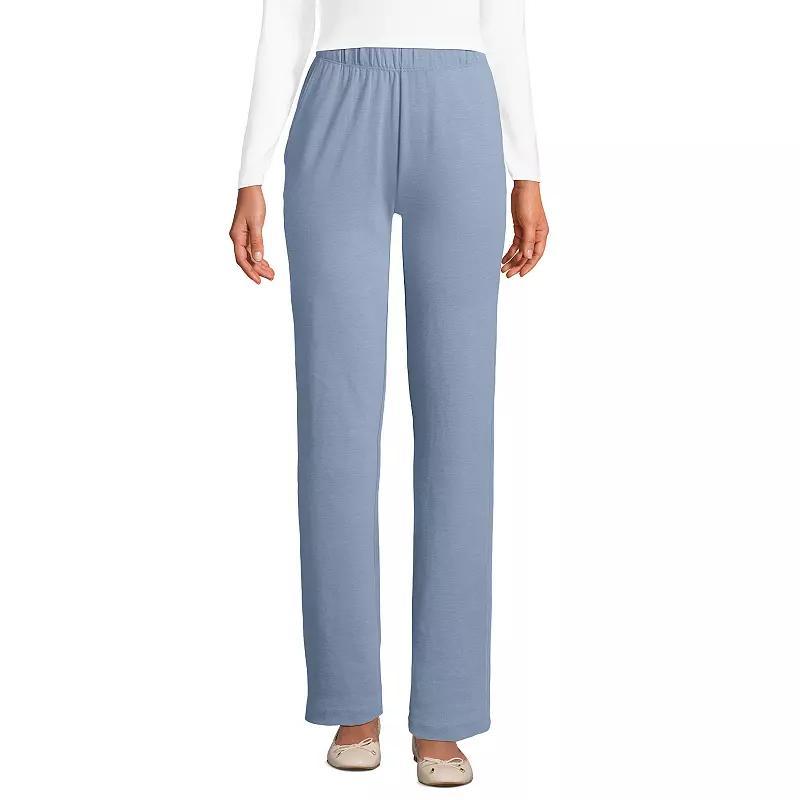 Womens Lands End Sport Knit High Waist Pants Product Image