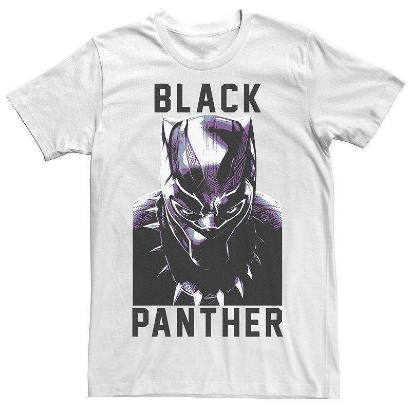 Mens Marvel Black Panther Avengers Stare Collegiate Graphic Tee Product Image