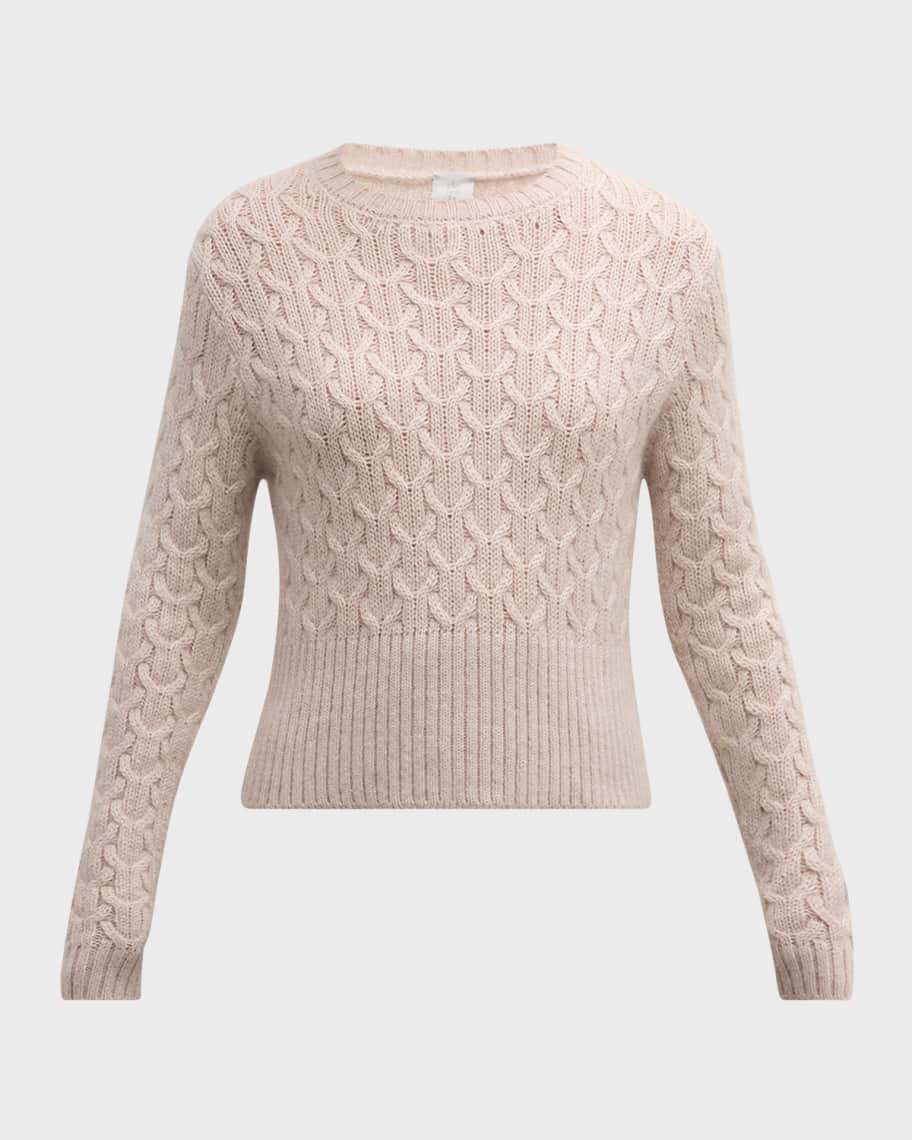 Cable-Knit Crewneck Sweater product image