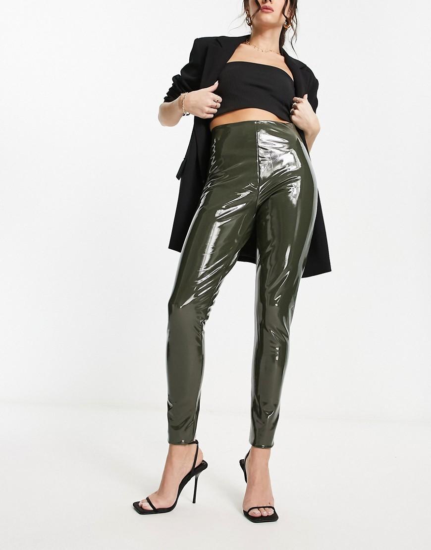 Commando Faux Patent Leather Leggings (Mauve) Women's Dress Pants Product Image