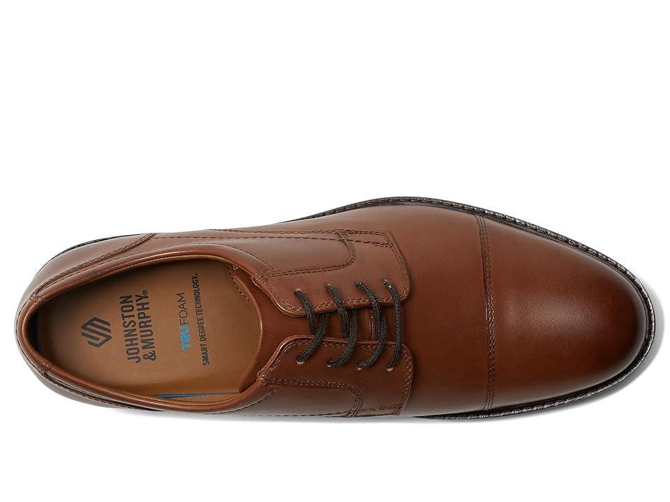 Johnston & Murphy Mason Cap Toe Full Grain) Men's Lace Up Wing Tip Shoes Product Image