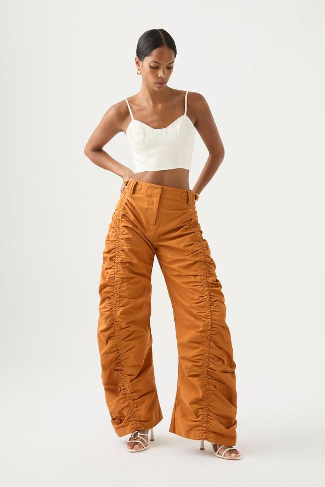 Kiara Ruched Drawstring Pant Product Image