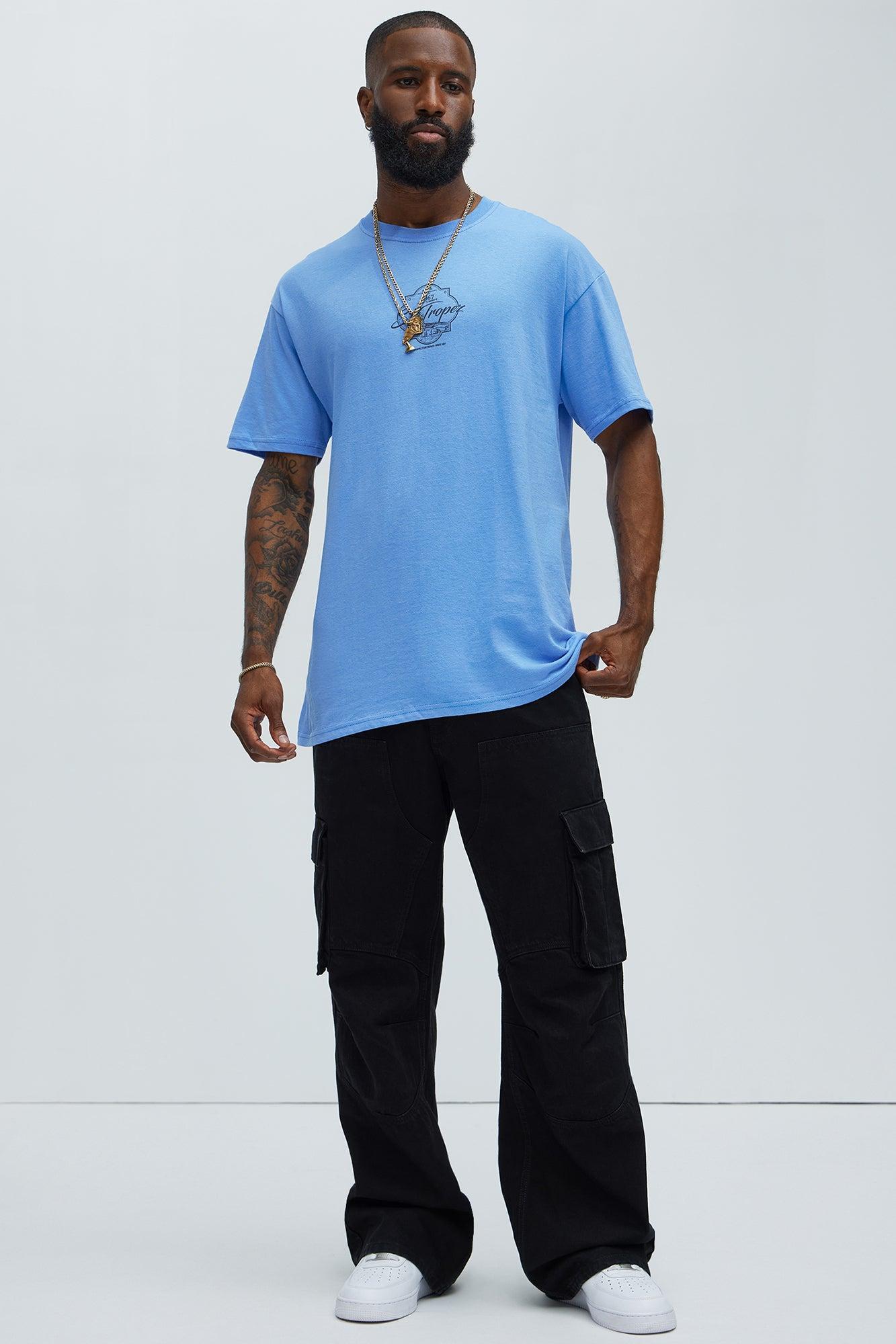 Riviera St. Tropez Short Sleeve Tee - Blue Product Image