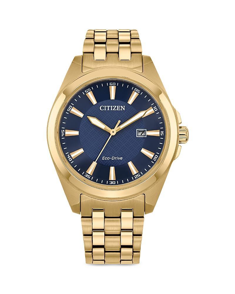 Citizen Mens Peyton Three Hand Gold Stainless Steel Bracelet Watch Product Image