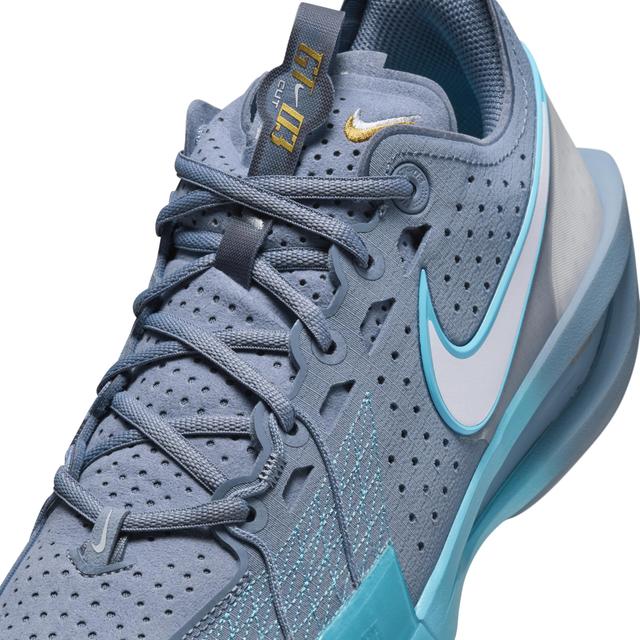 Nike Mens Air Zoom G.T. Cut 3 - Basketball Shoes Ashen Slate/Football Grey/Baltic Blue Product Image