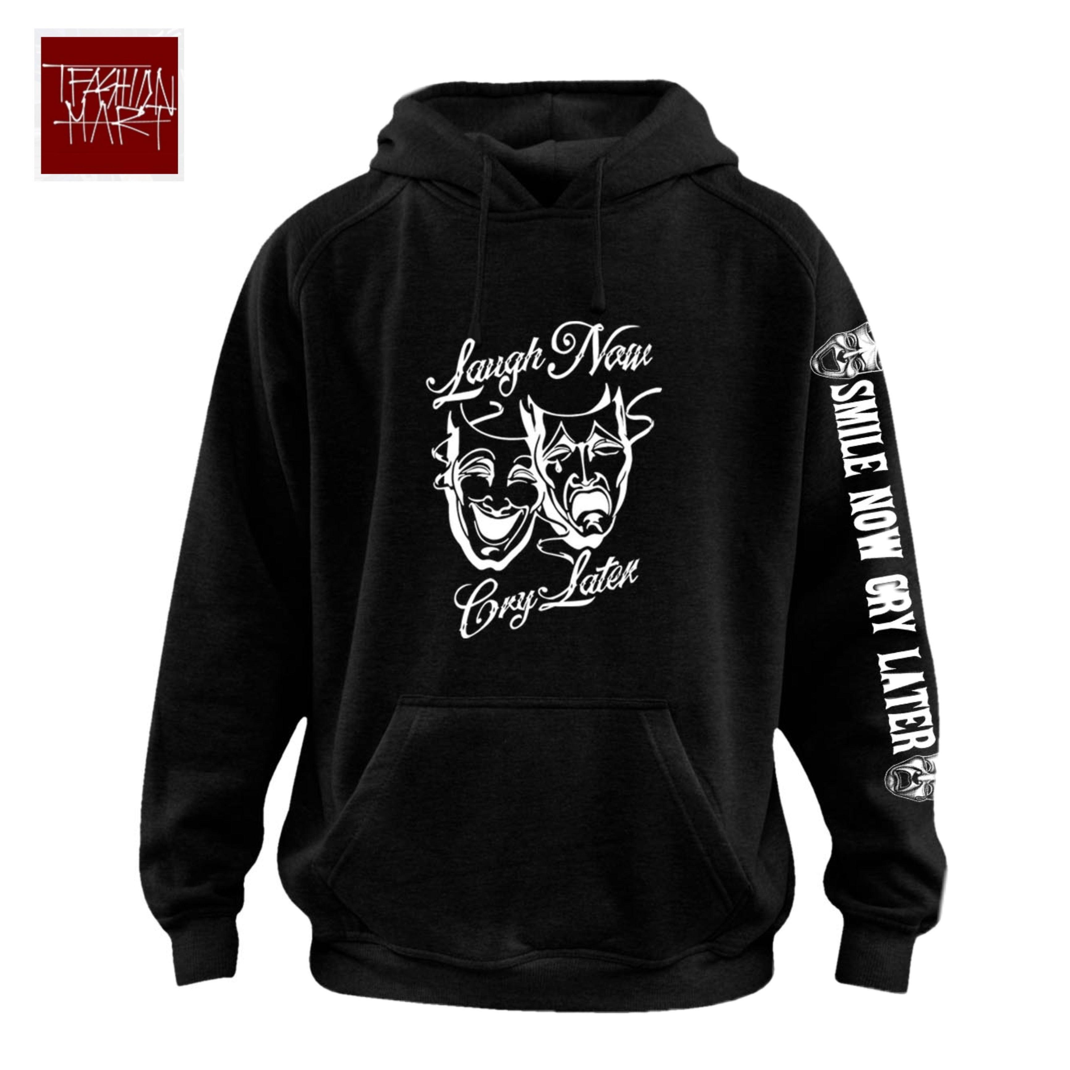 TFashion Graphic Hoodie - Smile Now Cry Later Male Product Image