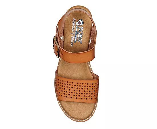 Skechers Womens Sunny Flair Low Wedge Sandal Product Image