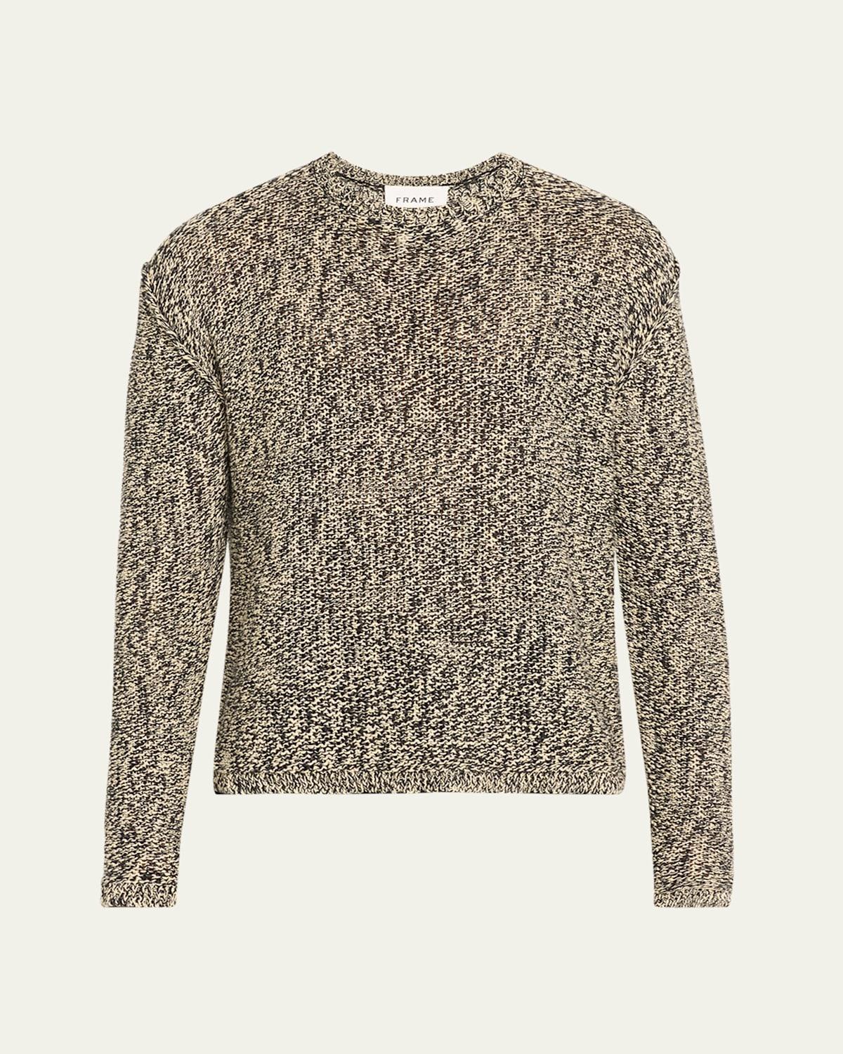 Mens Linen-Blend Marled Sweater Product Image