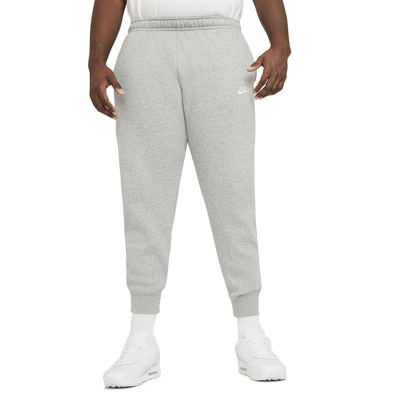 Nike Mens Nike Club Joggers - Mens Dark Grey Heather/White Product Image