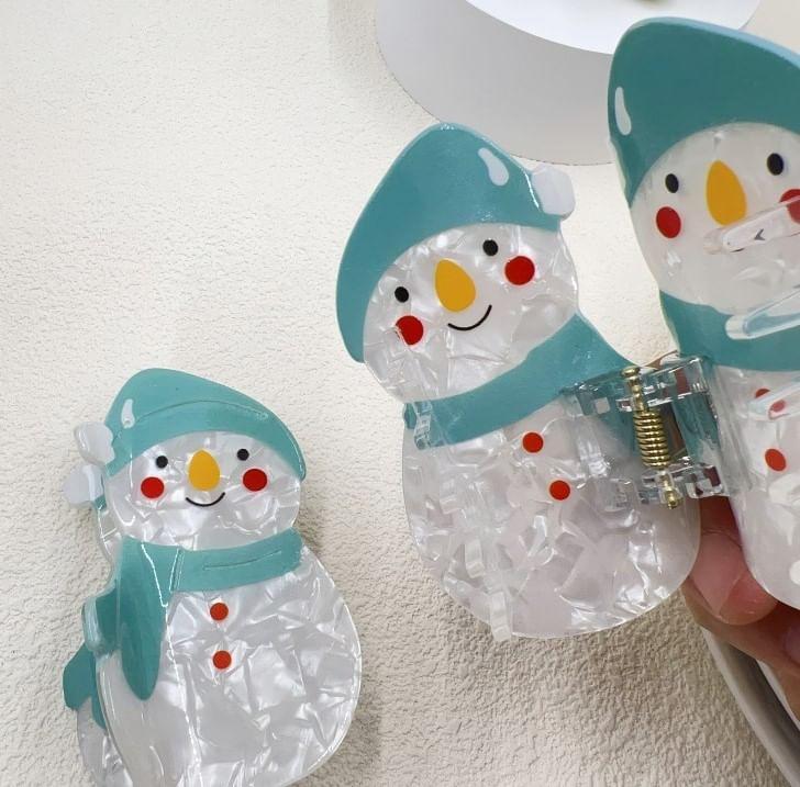 Snowman Hair Claw Product Image