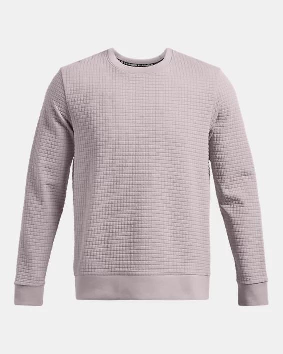 Men's UA Unstoppable Fleece Grid Crew Product Image