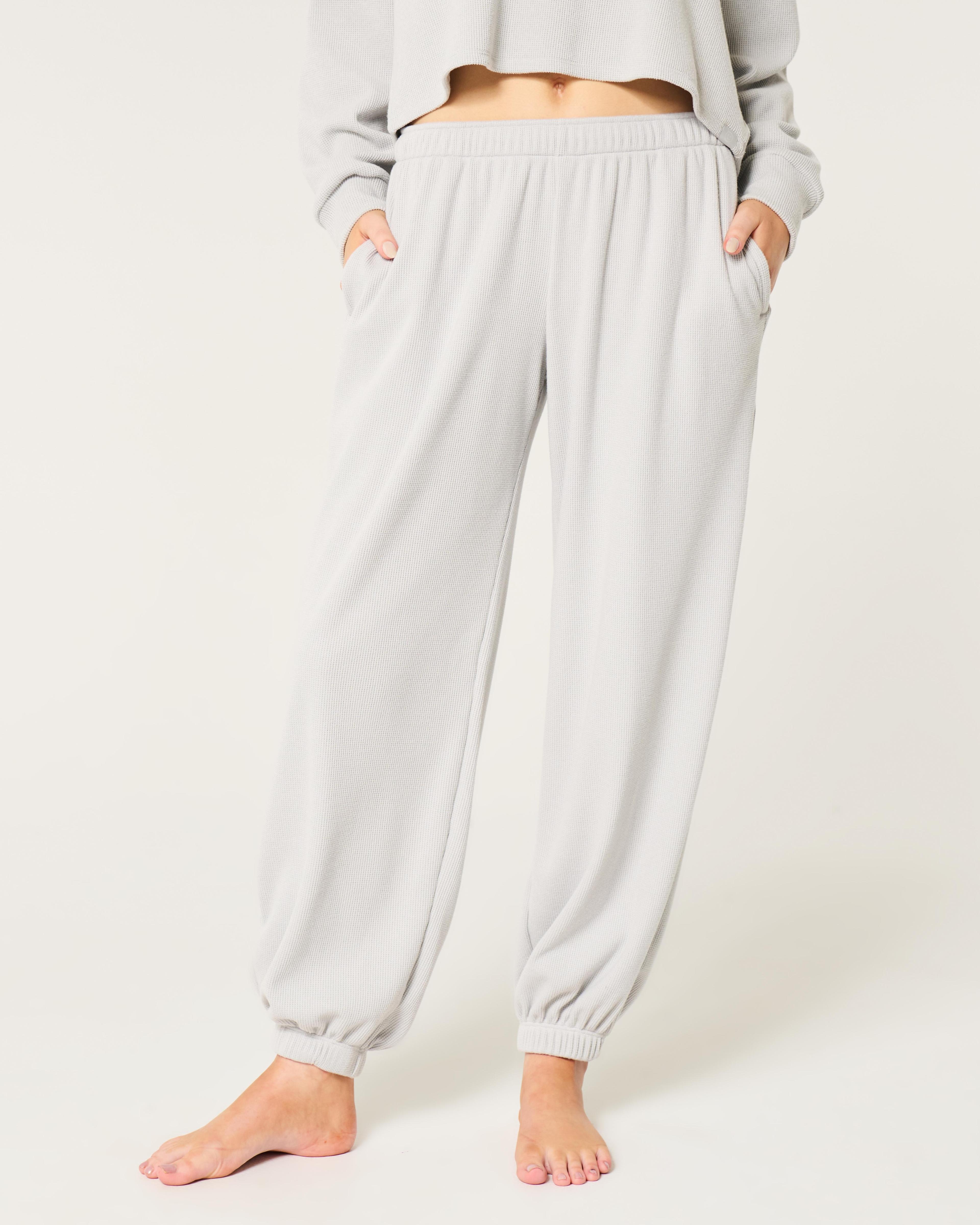 Gilly Hicks Cozy Waffle Baggy Joggers Product Image