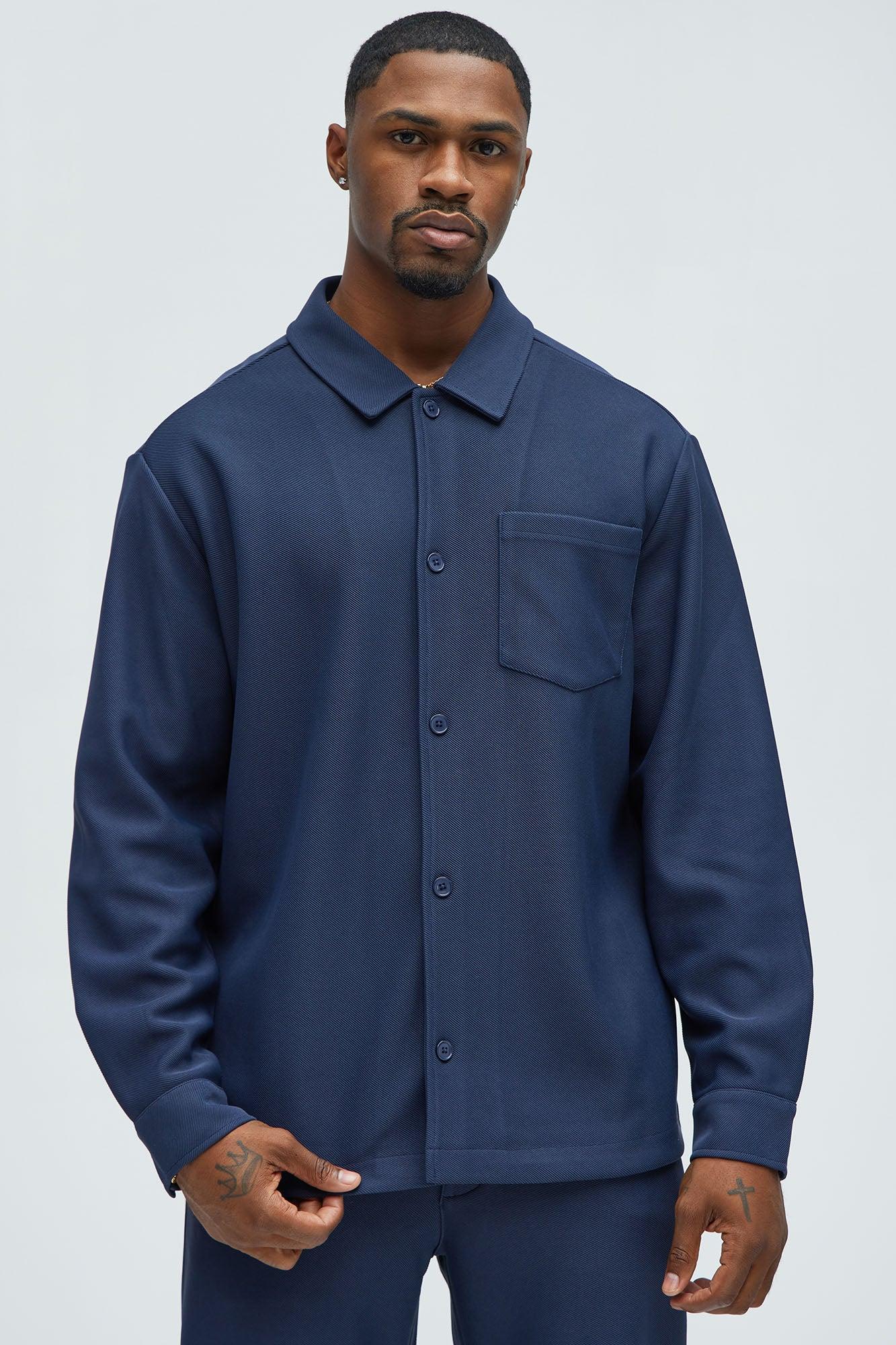 Turner Pocket Overshirt - Navy Product Image